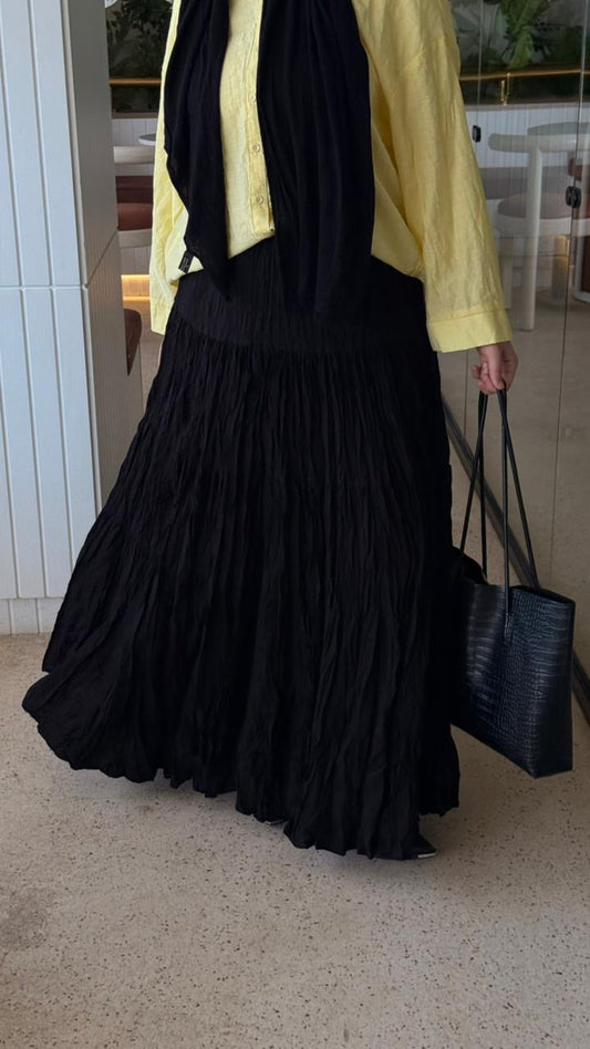 Crushed RoQi skirt - Black