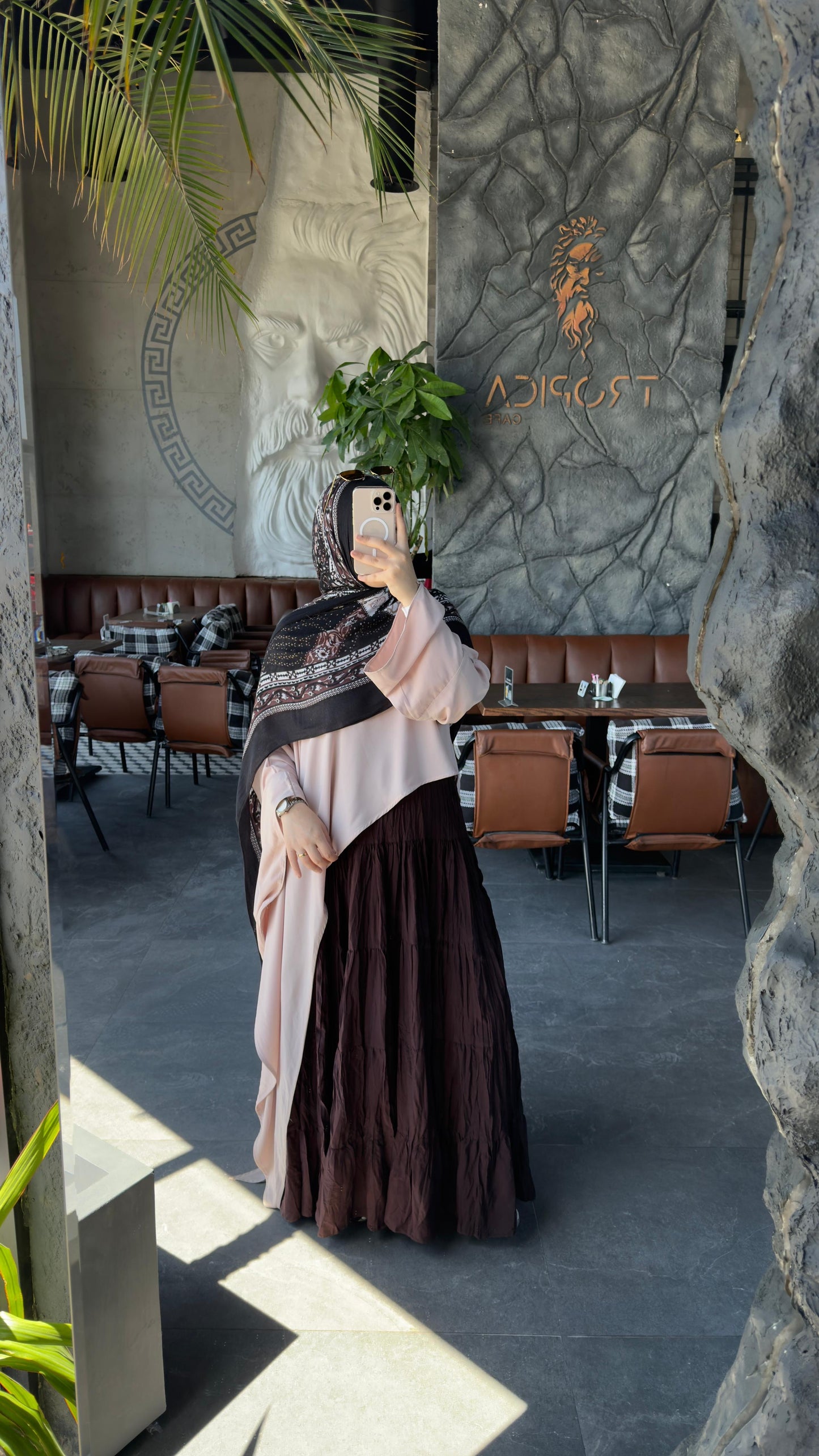 Crushed RoQi skirt - Brown