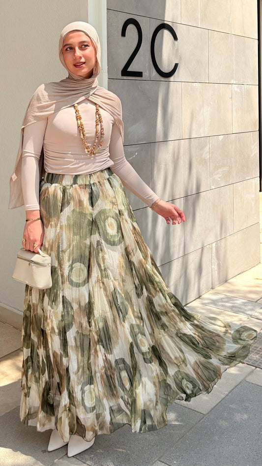 Farida skirt in olive