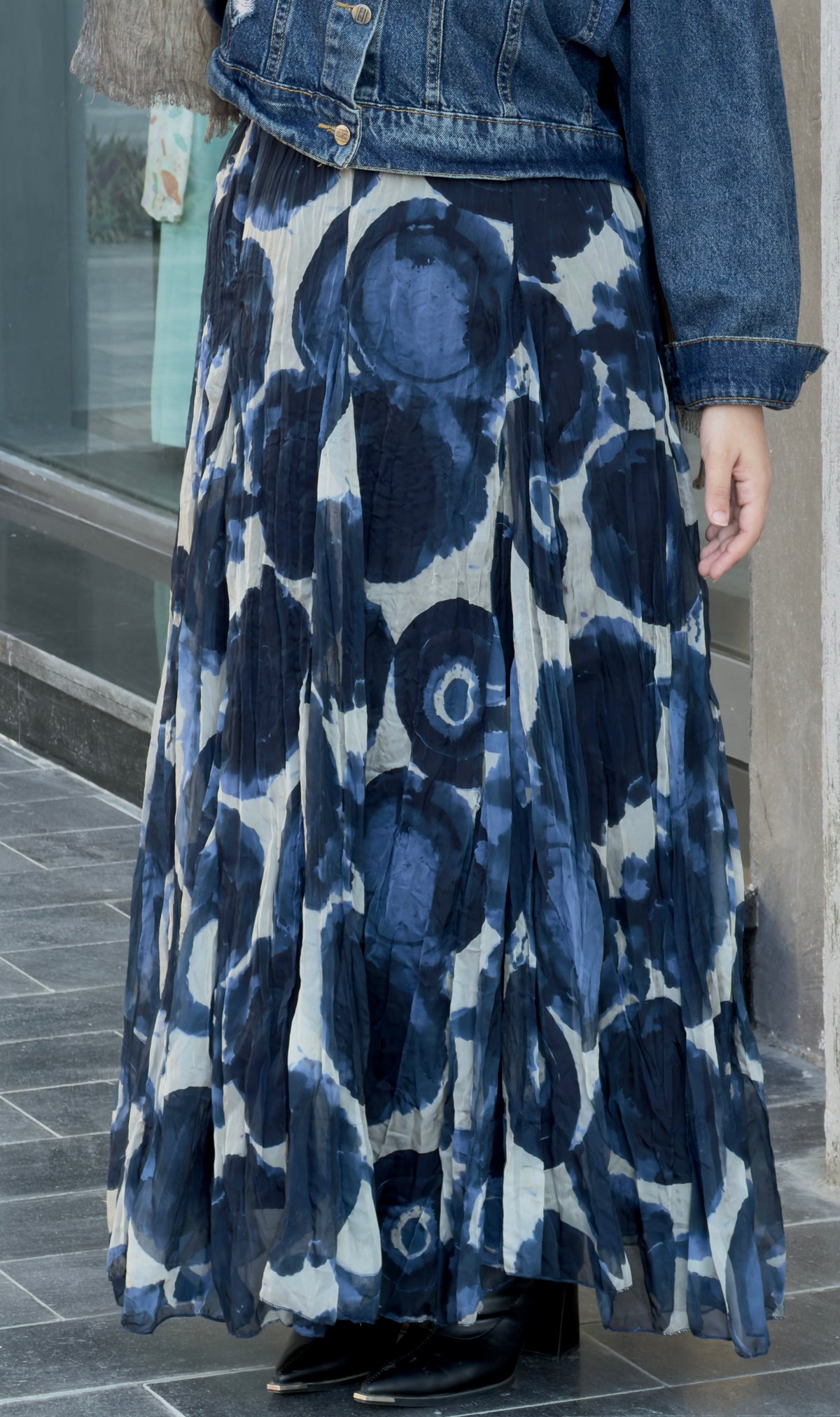 Farida skirt in navy