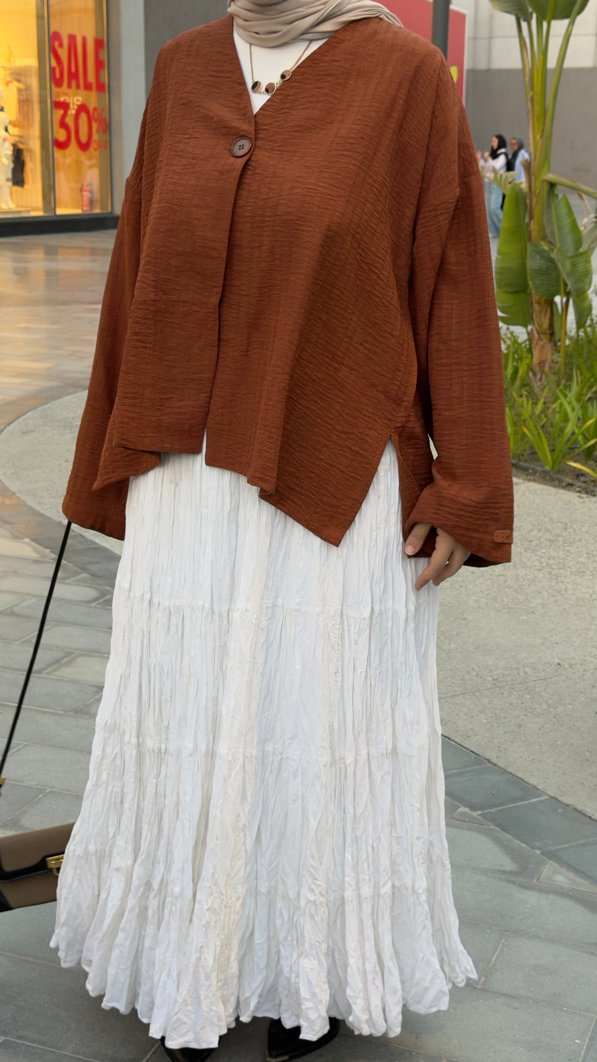 Dema blouse in brown
