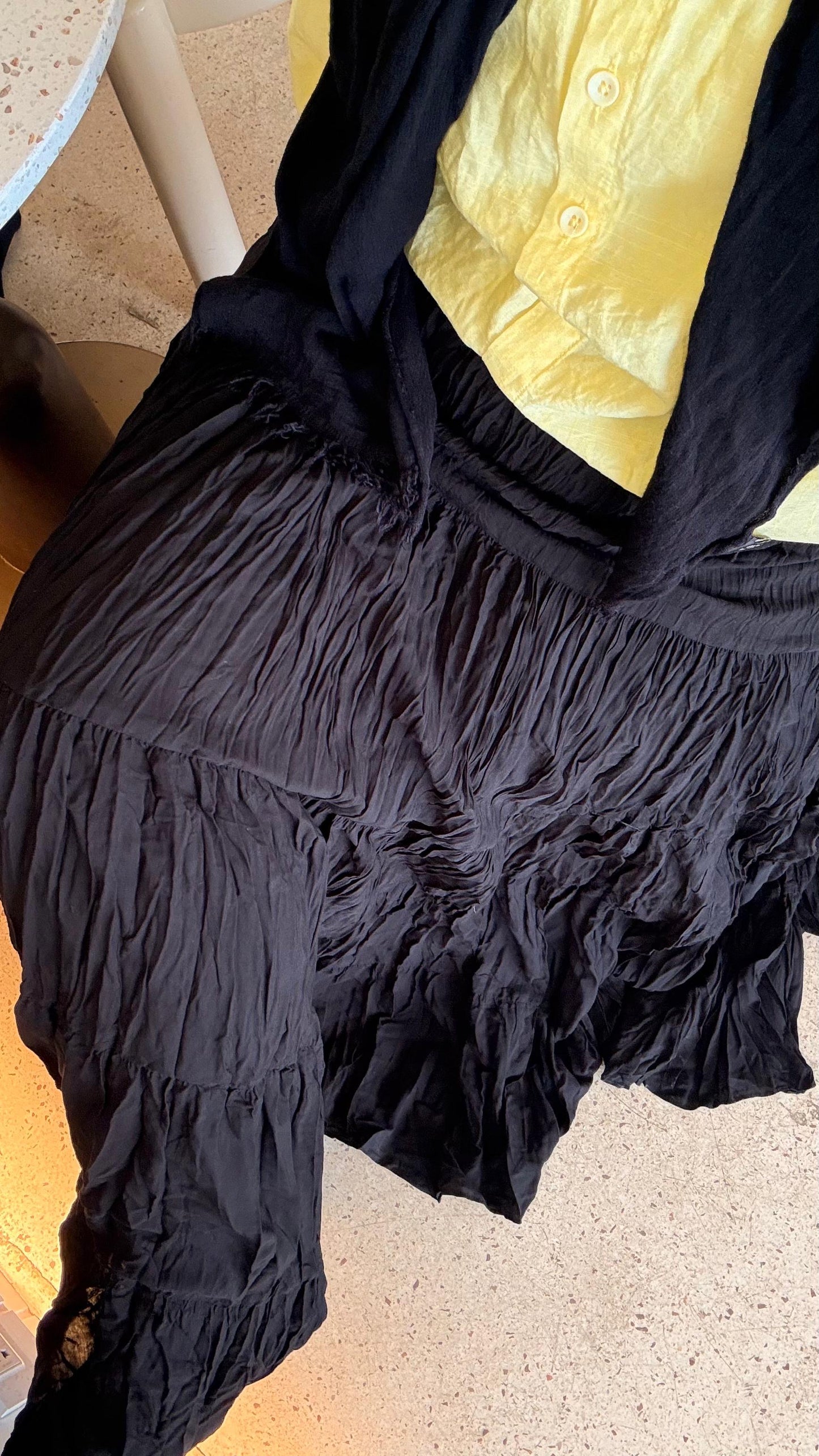 Crushed RoQi skirt - Black