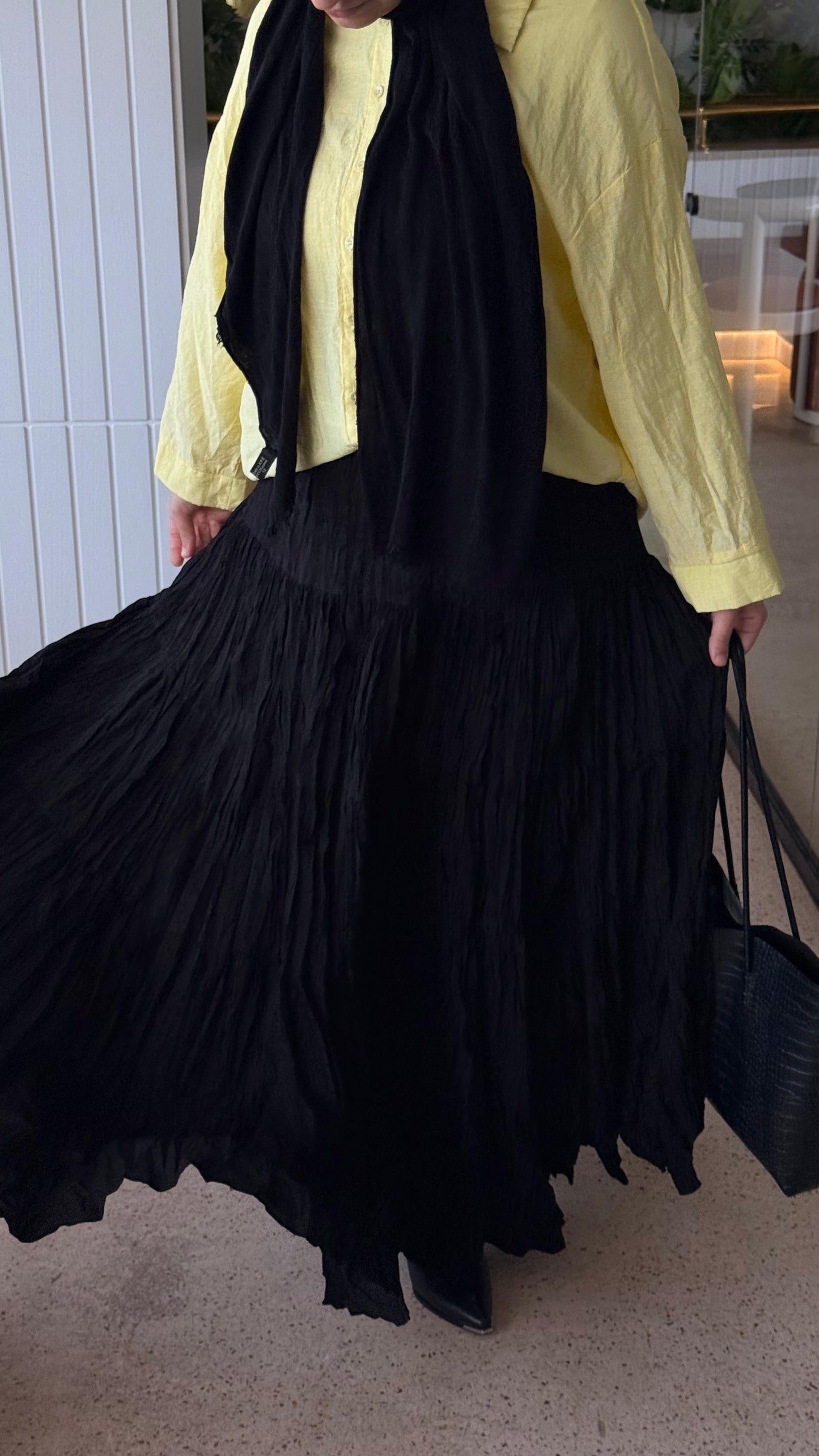 Crushed RoQi skirt - Black