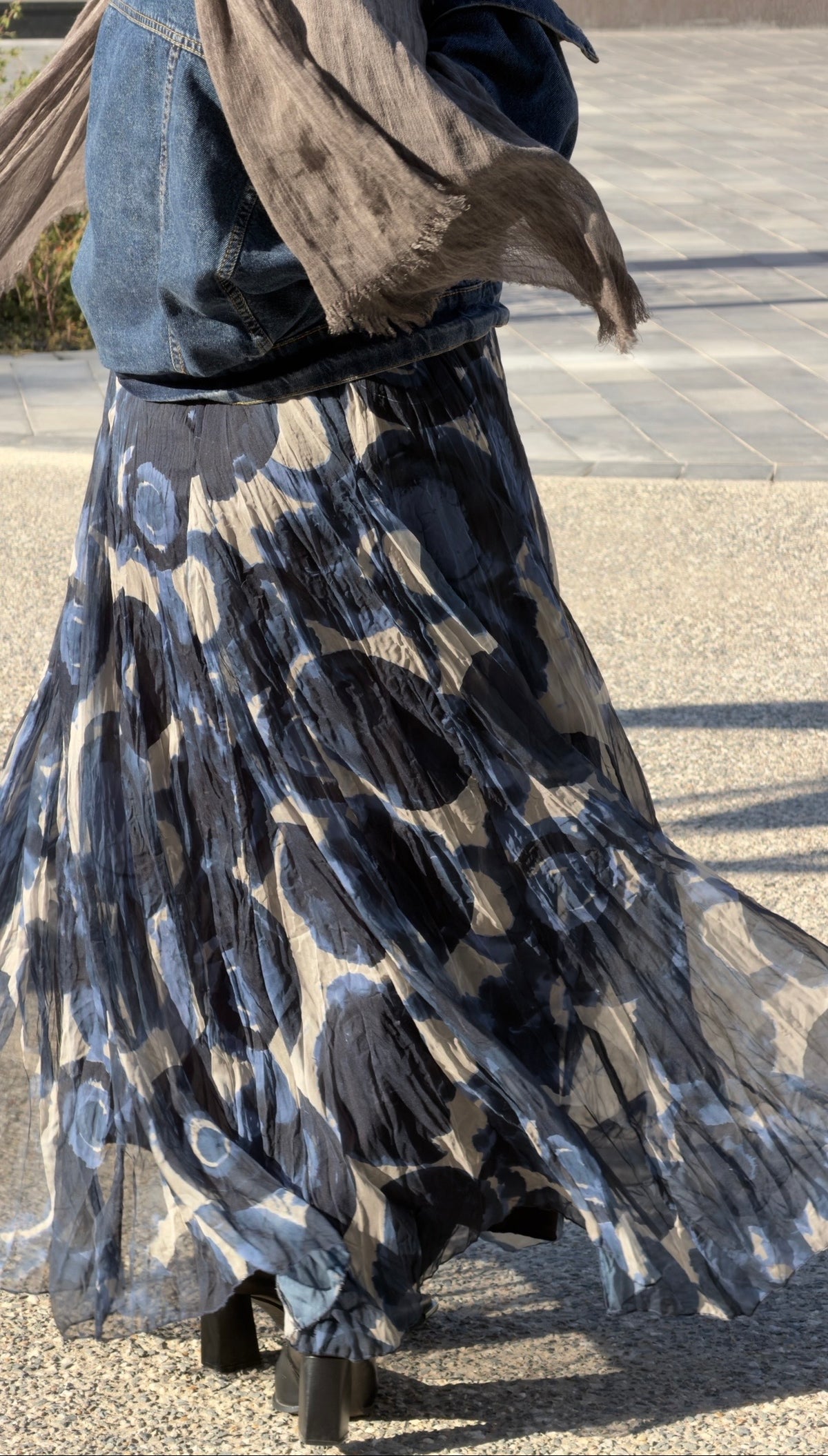 Farida skirt in navy