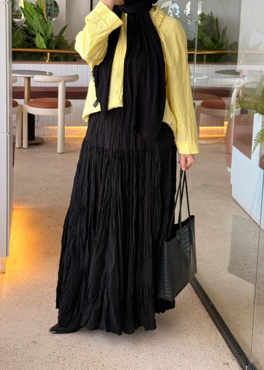 Crushed RoQi skirt - Black