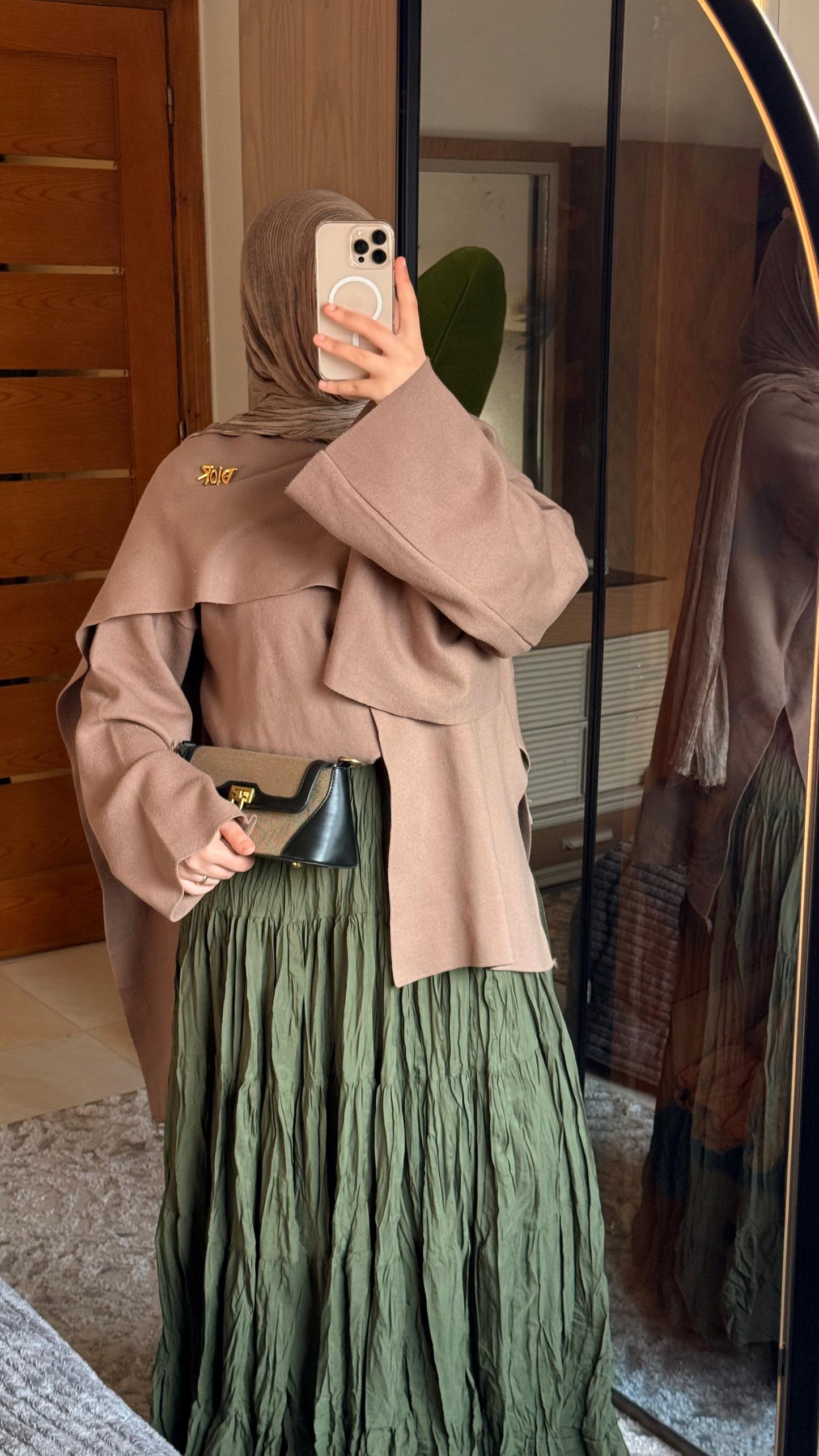 Crushed RoQi skirt - Olive